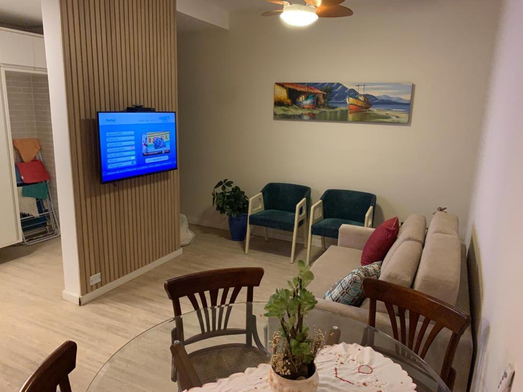 Apartamento Flat Pe Na Areia Com Piscina Aquecida Guarujá Eksteriør billede