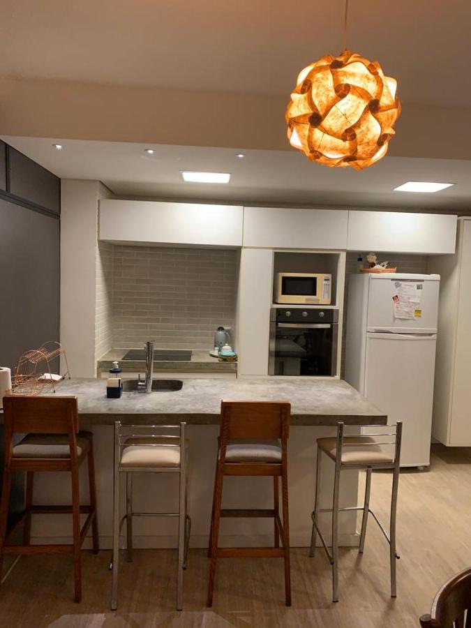 Apartamento Flat Pe Na Areia Com Piscina Aquecida Guarujá Eksteriør billede